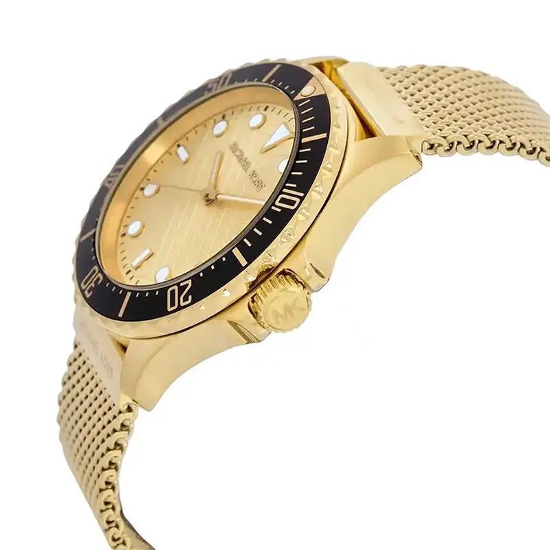 Michael Kors(MK) Everest Gold Dial Men's Watch- MK9083